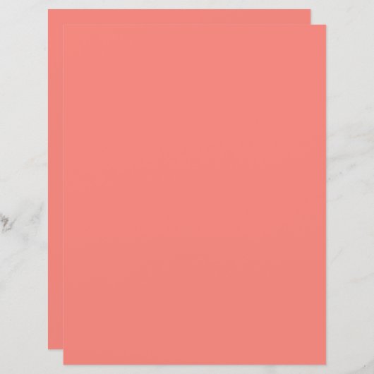 Koraalroze (Voorkant / Achterkant)