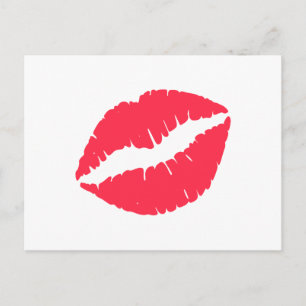 Koraalroze Briefkaart