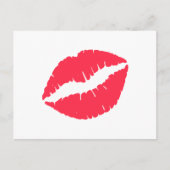 Koraalroze Briefkaart (Voorkant)