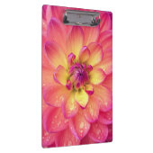 Koraalroze dahlia klembord (Rechts)