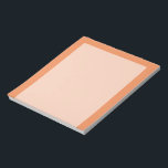 Koraalroze decor klaar om aan te passen notitieblok<br><div class="desc">Dit aangepaste stijlvolle product in zalmkoraalroze accentkleur voor uzelf of als geschenk om altijd een indruk te maken. Klik op de knop "Aanpassen!" om gereedschappen weer te geven om dit product aan te passen als u een teksteditor en een afbeelding-lader wilt gebruiken. Introductie</div>