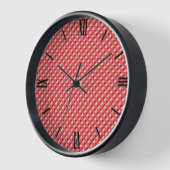 Koraalroze, enamel look, bestudeerd raster (Hoek)