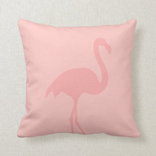 Koraalroze flamingo gooit kussen