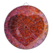 koraalroze hart dartbord (Voorkant)