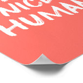 Koraalroze is een mooie menselijke knijpnoot. poster (Hoek)