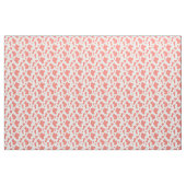 Koraalroze Koe afdrukken Stof (Yard (91,4 cm))