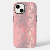 Koraalroze meisjes surf-stijl Case-Mate iPhone case (Achterkant)