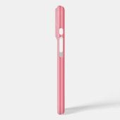 Koraalroze snoepstrepen Case-Mate iPhone case (Achterkant / Links)