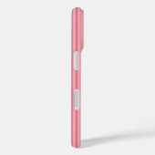 Koraalroze snoepstrepen Case-Mate iPhone case (Achterkant / Rechts)