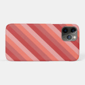 Koraalroze strepen Case-Mate iPhone case (Achterkant (horizontaal))