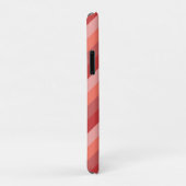 Koraalroze strepen Case-Mate iPhone case (Achterkant/rechts)
