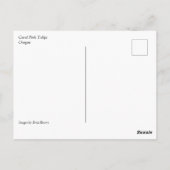 Koraalroze tulpen briefkaart (Achterkant)