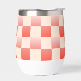 Koraalroze Verlopende Ruit