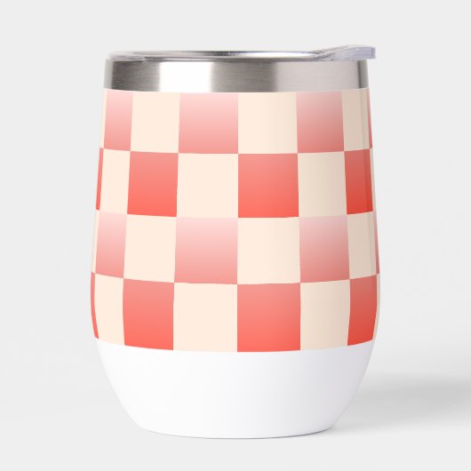 Koraalroze Verlopende Ruit (Links)