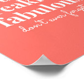 Koraalroze voor de vervaardiging van vlottende gol poster (Hoek)