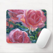 "KoraalRozen" Muismat (Met muis)