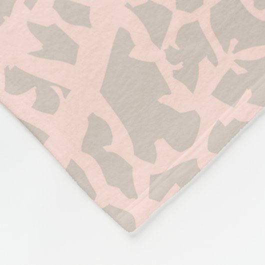 Koraalschaduw Fleece Deken (Hoek)