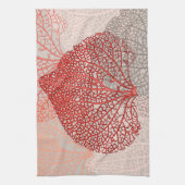 Koraalschaduw Theedoek (Verticaal)