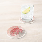 Koraalschaduw Zandsteen Onderzetter (Zijkant)