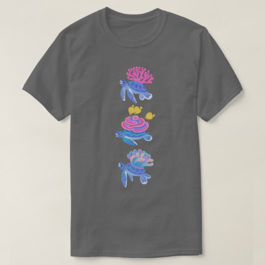 Koraalschildpad T-shirt (Design voorkant)