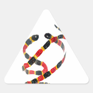Koraalsnaren van dierlijke kunst Modern Sticker
