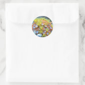 Koraalstickers Ronde Sticker (Tas)