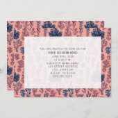 Koraalstrand Algemene Doel Feest Kaart (Voorkant / Achterkant)