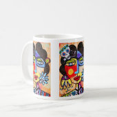 Koraalsuiker mok schedel, koffie, thee (Voorkant links)