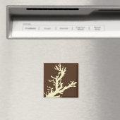 Koraaltak - cacaobruin en beige magneet (Insitu (Vaatwasser))