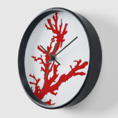 Koraaltak - donkerkoraal rood en wit (Hoek)