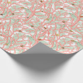 Koraaltak Seashells Kustkust Cadeaupapier (Hoek)