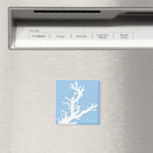 Koraaltak - wit op bleek blauw magneet (Insitu (Vaatwasser))