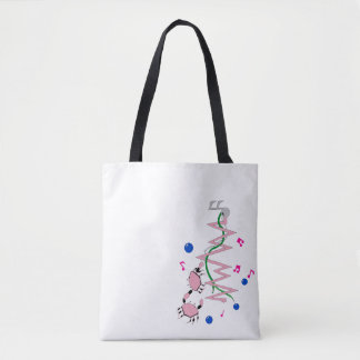 Koraaltas met all-over-print Tas, schouder Tas