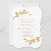 Koraaltuin Rozen - bruiloft uitnodiging (Voorkant)