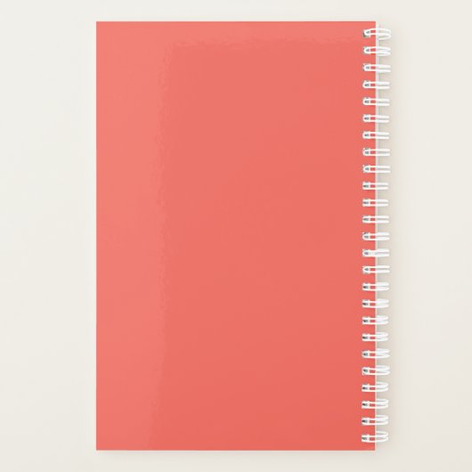  Koraaltypografie en Border Wedding Planner (Achterkant)