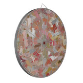 Koraalverf Splatter Dartbord (Voorkant Links)