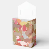 Koraalverf Splatter-draagtas Bedankdoosjes (Geopend)