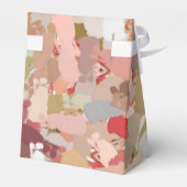 Koraalverf Splatter-draagtas Bedankdoosjes (Achterkant)