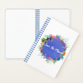 Koraalvis, Ocean Blue, Red de planeet Notitieboek (Binnen)