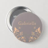 Koraalvlinder Floral Button (Voorkant /achterkant)