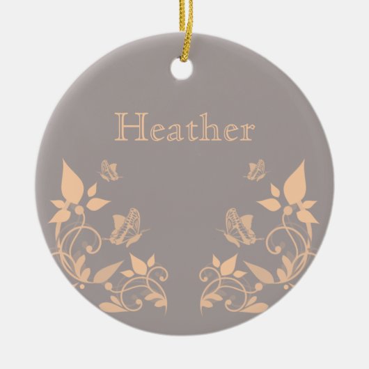 Koraalvlinder Ornament (Voorkant)