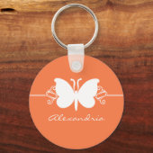Koraalvlinder zwaait Sleutelhanger (Voorkant)
