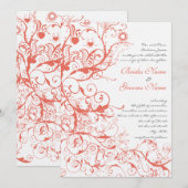 Koraalvogels en zwembroeken kaart (Voorkant / Achterkant)