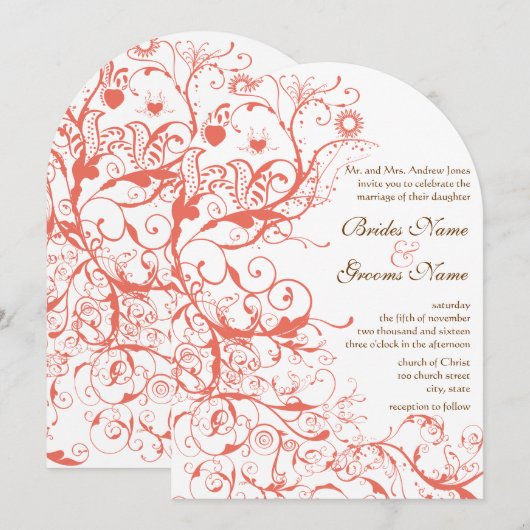 Koraalvogels en zwembroeken kaart (Voorkant / Achterkant)