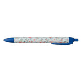 Koraalweide Bloemmotief Blauwe Inkt Pen (Bodem)
