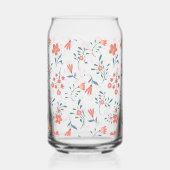 Koraalweide Bloemmotief Blikvorm Glas (Rechts)