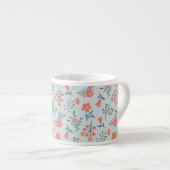 Koraalweide Bloemmotief Espresso Kop (Voorkant rechts)