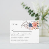 Koraalzeemuilen met WEDDING RSVP MEAL CHOICE (Staand voorkant)