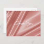 Koraalzijde textuur. Dank je. Briefkaart (Voorkant / Achterkant)