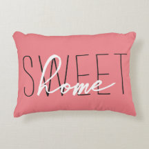 Koraalzoete droomkamer Throw Accent Pillow